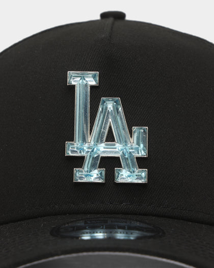 New Era Los Angeles Dodgers 'Crystal Badge' 9FORTY A-Frame Snapback Black/Blue