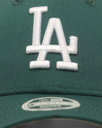 New Era Women's Los Angeles Dodgers 'Pine Green' 9FORTY Casual Strapback Dark Green