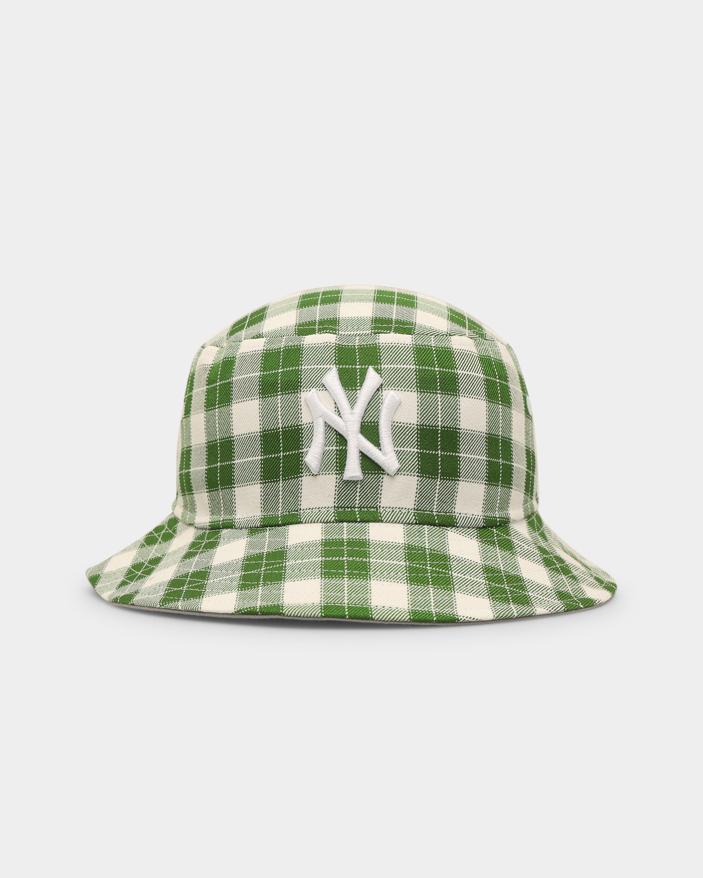 New Era New York Yankees 'Plaid' Bucket Hat Green | Culture Kings US