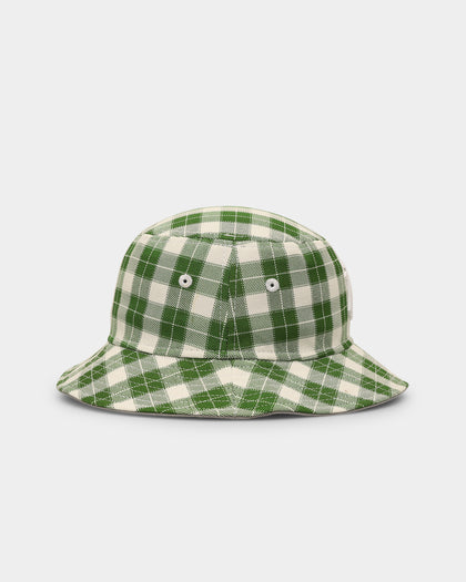 New Era New York Yankees 'Plaid' Bucket Hat Green