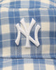 New Era New York Yankees 'Plaid' Bucket Hat Blue+