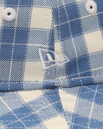 New Era New York Yankees 'Plaid' Bucket Hat Blue+