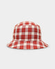 New Era Los Angeles Dodgers 'Plaid' Bucket Hat Red