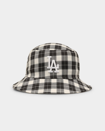New Era Los Angeles Dodgers 'Plaid' Bucket Hat Black
