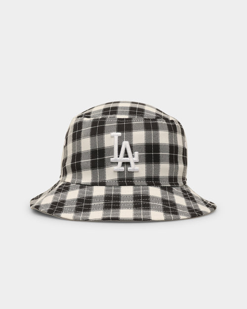 New Era Los Angeles Dodgers 'Plaid' Bucket Hat Black