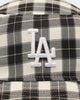 New Era Los Angeles Dodgers 'Plaid' Bucket Hat Black
