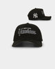 New Era New York Yankees 'Team Script' 9FORTY A-Frame Snapback Black