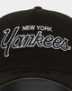 New Era New York Yankees 'Team Script' 9FORTY A-Frame Snapback Black