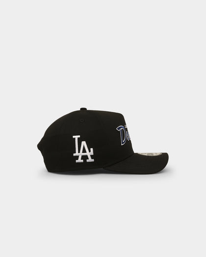 New Era Los Angeles Dodgers 'Team Script' 9FORTY A-Frame Snapback Black