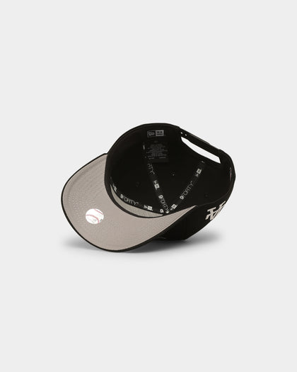 New Era Los Angeles Dodgers 'Team Script' 9FORTY A-Frame Snapback Black