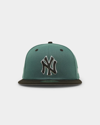 New Era New York Yankees 'Pine Black' 59FIFTY Fitted Dark Green