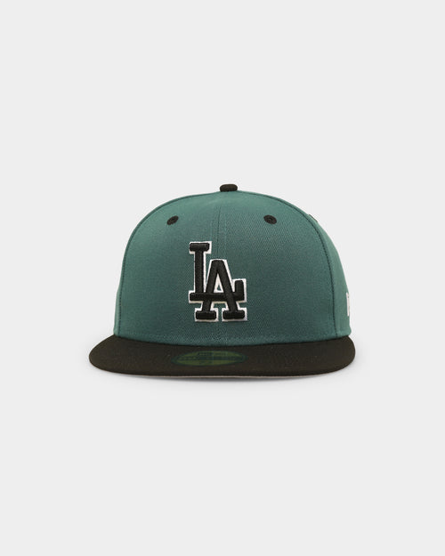 New Era Los Angeles Dodgers 'Pine Black' 59FIFTY Fitted Dark Green