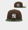 New Era New York Yankees 'Beef & Broccoli' 59FIFTY Fitted Dark Brown