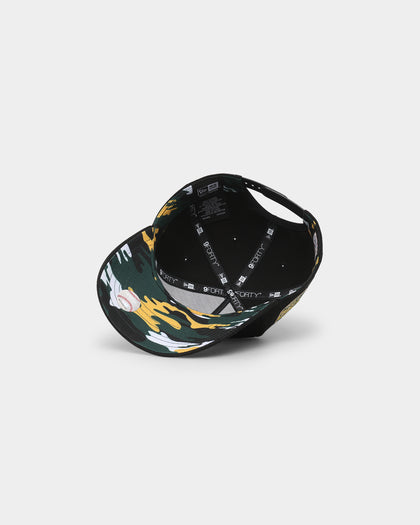 New Era Oakland Athletics 'Camo Underbrim' 9FORTY K-Frame Snapback Black