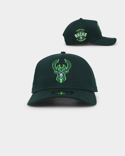 New Era Milwaukee Bucks 'Spring Greens'  9FORTY A-Frame Snapback Green