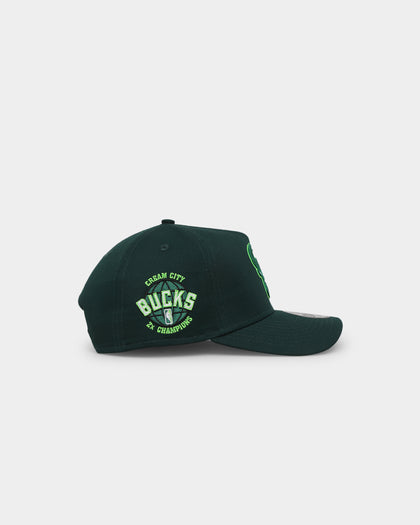 New Era Milwaukee Bucks 'Spring Greens'  9FORTY A-Frame Snapback Green