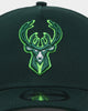 New Era Milwaukee Bucks 'Spring Greens'  9FORTY A-Frame Snapback Green