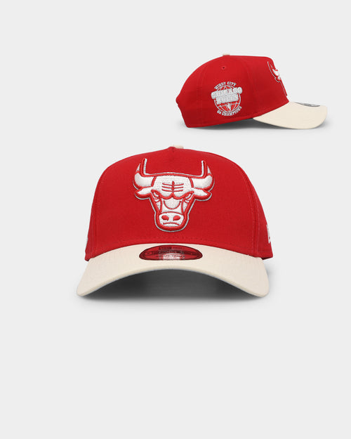 New Era Chicago Bulls 'Cherry Chrome Ice' 9FORTY A-Frame Snapback Red/White/Blue