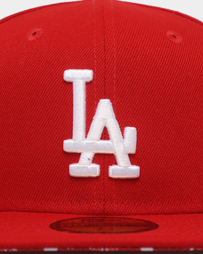 New Era Los Angeles Dodgers 'Fairisle' 59FIFTY Fitted Red/White