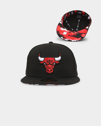 New Era Chicago Bulls 'Camo Underbrim' 59FIFTY Fitted Black