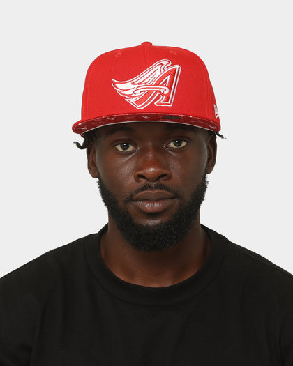 New Era Anaheim Angels 'Fairisle' 59FIFTY Fitted Red/White