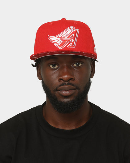 New Era Anaheim Angels 'Fairisle' 59FIFTY Fitted Red/White