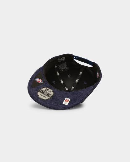New Era Geelong Cats 'AFL 2023 Team Corduroy' Golfer Snapback Navy