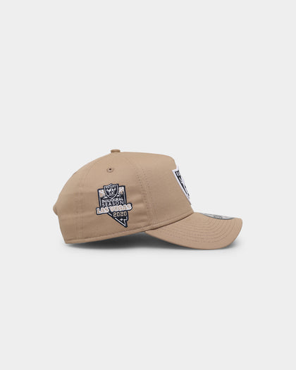 New Era Oakland Raiders 9FORTY A-Frame Snapback Light Beige