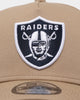 New Era Oakland Raiders 9FORTY A-Frame Snapback Light Beige