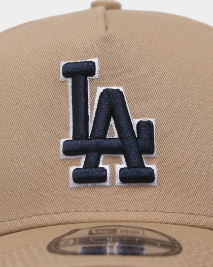 New Era Los Angeles Dodgers 9FORTY A-Frame Snapback Light Beige