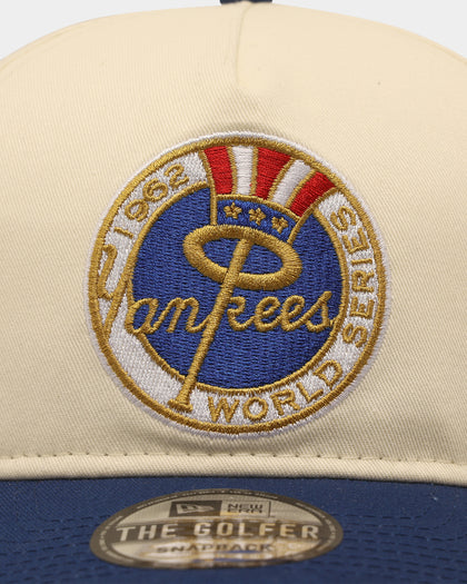 New Era New York Yankees 'World Series 1962' Golfer Snapback Chrome White