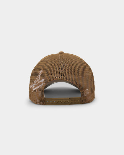 New Era Los Angeles Dodgers 'World Series Multi Logo' 9FORTY K-Frame Snapback Tumbleweed