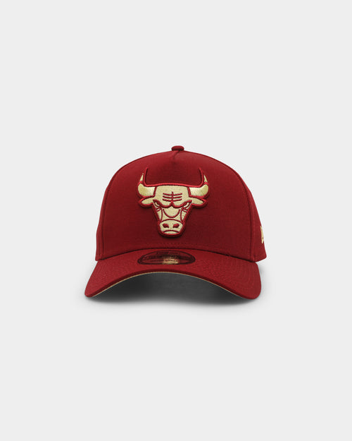 New Era Chicago Bulls 'Lunar New Year' 9FORTY A-Frame Snapback Dark Red