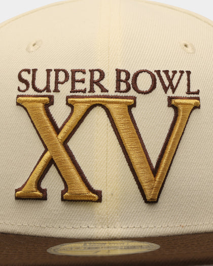 New Era Oakland Athletics '1981 Super Bowl' 59FIFTY Fitted Chrome White