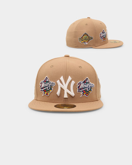 New Era New York Yankees 'World Series Multi Logo' 59FIFTY Fitted Tumbleweed