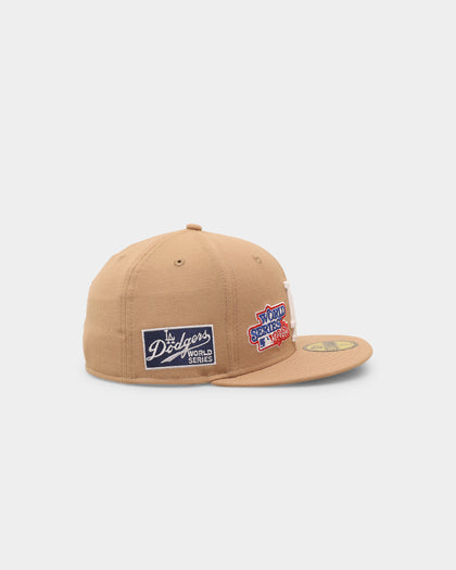 New Era Los Angeles Dodgers 'World Series Multi Logo' 59FIFTY Fitted Tumbleweed