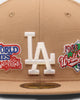 New Era Los Angeles Dodgers 'World Series Multi Logo' 59FIFTY Fitted Tumbleweed