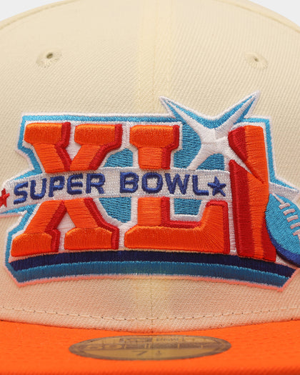 New Era Indiana Colts '2007 Super Bowl' 59FIFTY Fitted Chrome White