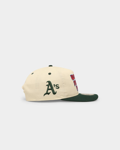 New Era Oakland Athletics '1970s World Series Through The Decades' 1974 World Series Golfer Snapback Chrome White