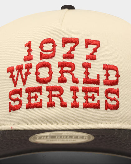 New Era New York Yankees '1970s World Series Through The Decades' 1977 World Series Golfer Snapback Chrome White