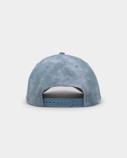 New Era New York Yankees 'Sky Blue Washed Suede' 9FORTY A-Frame Snapback Pastel Blue