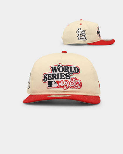 New Era St Louis Cardinals '1980s World Series Through The Decades' 1982 World Series Golfer Snapback Chrome White/Original Team Colours