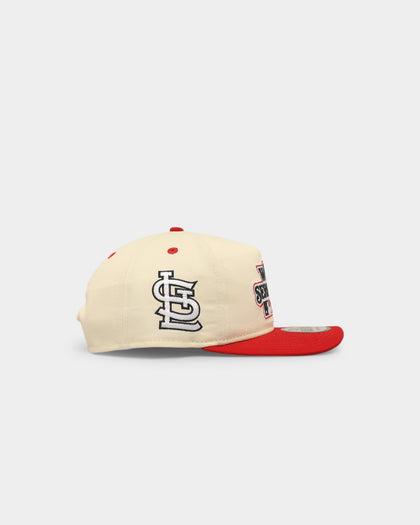 New Era St Louis Cardinals '1980s World Series Through The Decades' 1982 World Series Golfer Snapback Chrome White/Original Team Colours