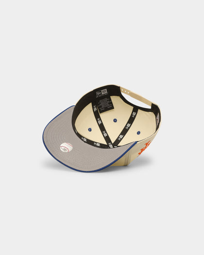 New Era New York Mets '1980s World Series Through The Decades' 1986 World Series Golfer Snapback Chrome White/Original Team Colours