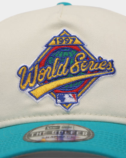 New Era Florida Marlins '1990s World Series Through The Decades' 1997 World Series Golfer Snapback Chrome White