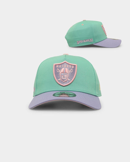 New Era Oakland Raiders 'Easter Sky' 9FORTY A-Frame Snapback Turquoise