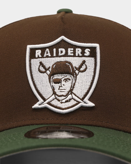 New Era Oakland Raiders 'Beef & Broccoli' 9FORTY A-Frame Snapback Dark Brown