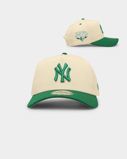 New Era New York Yankees 'Lucky Green' 9FORTY A-Frame Snapback Chrome White