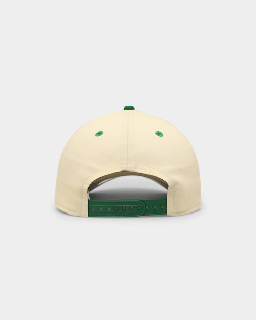 New Era New York Yankees 'Lucky Green' 9FORTY A-Frame Snapback Chrome White