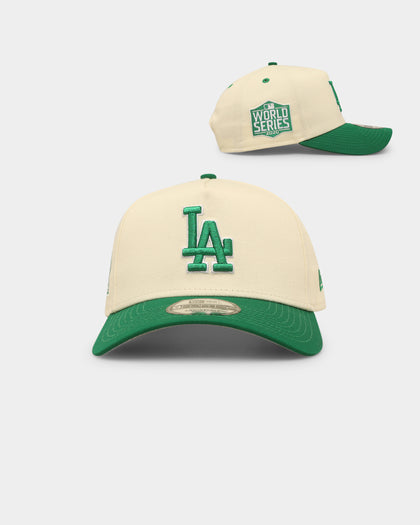 New Era Los Angeles Dodgers 'Lucky Green' 9FORTY A-Frame Snapback Chrome White